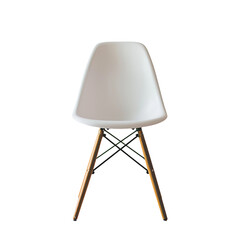 white chair isolated on transparent background