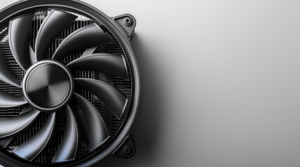 fan for pc on white background