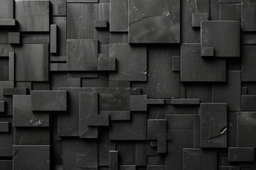 geometric black background