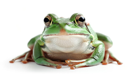 Obraz premium frog on white background