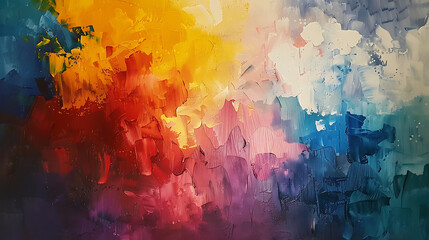 background Abstract painting Oil paint on canvas
