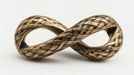 infinity on white background