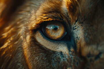 Extreme close up of animals eye