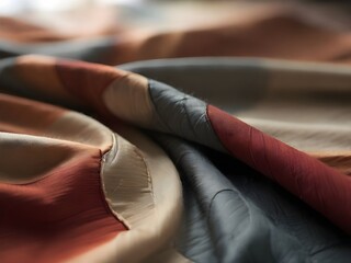 Soft fabric. Natural colors, close up