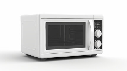 Fototapeta premium microwave on white background