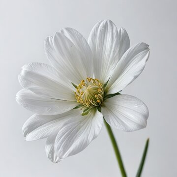 dahlia flower on white
