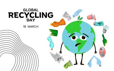 GLOBAL RECYCLING DAY TEMPLATE DESIGN 