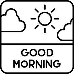 Good Morning Icon