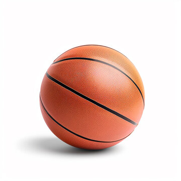 recommend clip art: Basketball ball isolated on a light background
