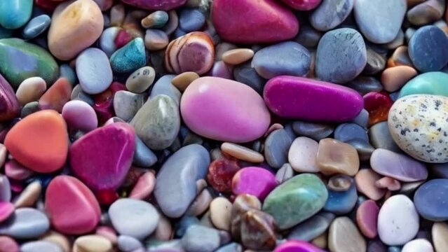 background of colorful stones