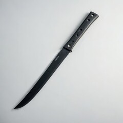 machete knife on a white background
 - obrazy, fototapety, plakaty