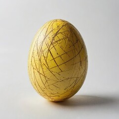 easter egg isolated on white
