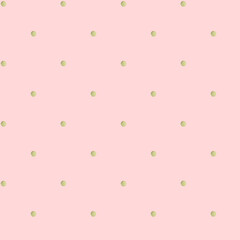 Polka dots on a pink background. Seamless pattern. Children's party, baby shower, birthday. Simple design for wallpaper, cards, wrapping paper, stationery..