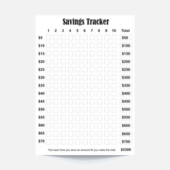 Savings Tracker,Money Goal Tracker,Savings Goal Tracker,Money Saving Tracker,Printable Savings Tracker,Savings Tracker Printable