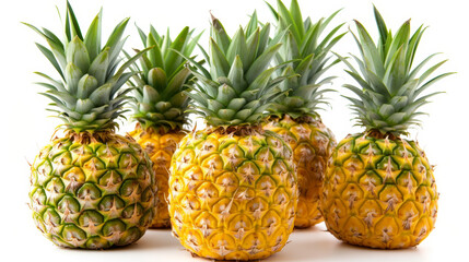 Fototapeta premium pineapple on white background