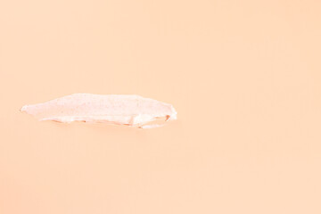 Exfolaliate peeling scrub texture, cream smash