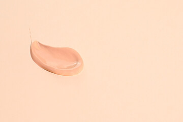 Beige tone fundation cream smash, bb texture