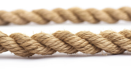Fototapeta premium Rope on white background