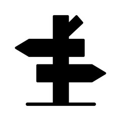 Road Sign Vector Icon