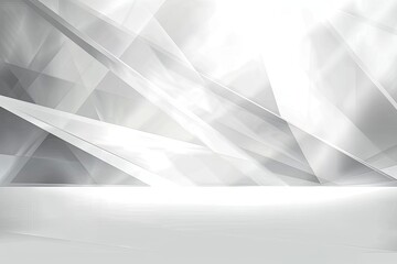 Free vector abstract white corridor background 