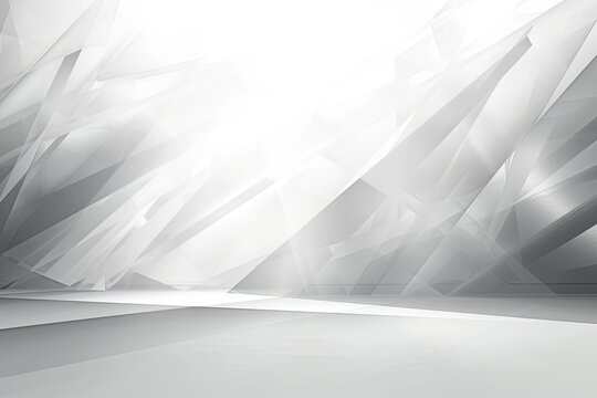 Free vector abstract white corridor background 