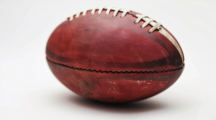 rugby ball on white background