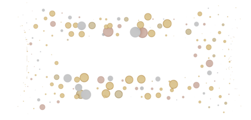 Elegant Embrace: Mesmerizing 3D Illustration Depicting Swirling gold Confetti