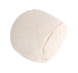 mozzarella cheese isolated on white