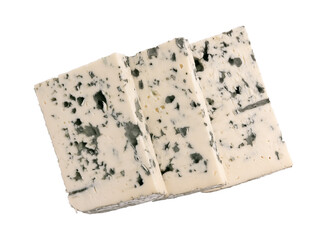 blue mold cheese isolated