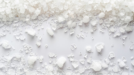 Fototapeta premium salt on white background