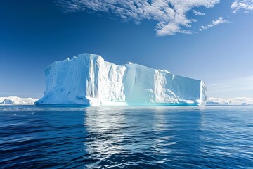 Iceberg underwater