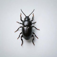 stag beetle isolated on white
