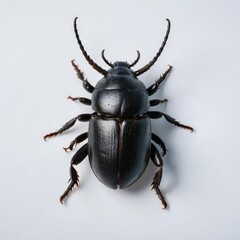 stag beetle isolated on white
