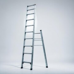 ladder on white background

