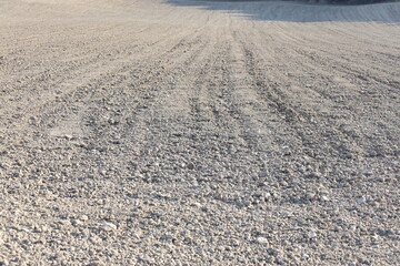 Agricultural field ploughed in spring. Arable land ready for the next cultivation season