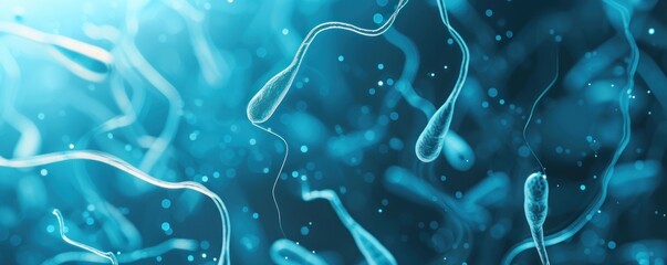 Sperms assesses test. DNA fragmentation sperm closing in on egg.