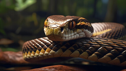 Stunning And Dangerous Snake