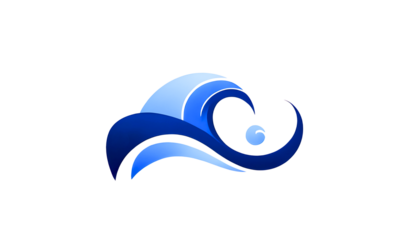 ocean wave abstract water isolated on transparent background. for decoration. png.