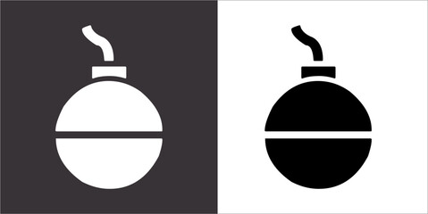 Illustration vector graphics of Bomb icon