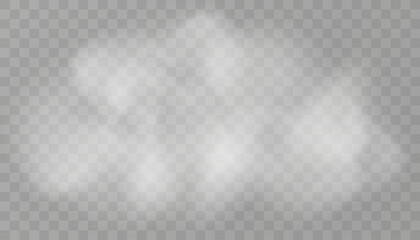 Set of vector condensation trails. Smoke