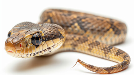 Obraz premium snake on white background