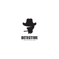 Detective logo icon vector template