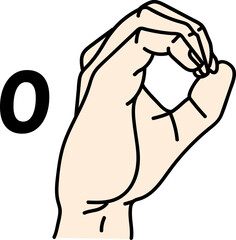 수화 숫자 손 손가락 gestures