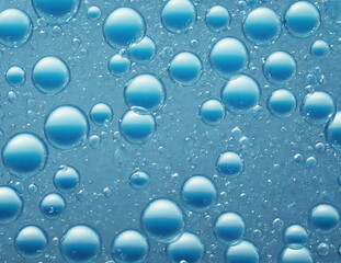 Water Bubbles Texture. Ai generate 