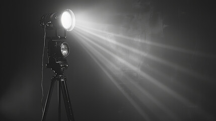 spotlight on white background