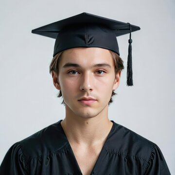 portrait of a young male graduate
