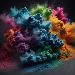 Fototapeta na wymiar Colour Cloud