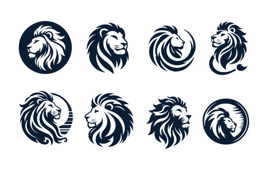 Lion head logo 