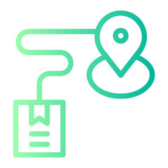 tracking gradient icon
