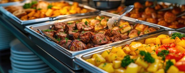 Obraz premium Buffet food in restaurant